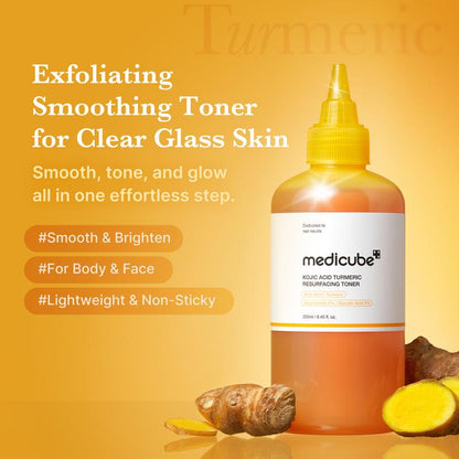 medicube Smooth & Clear Body Care Set – 5-Step Exfoliating & Brightening Routine with Kojic Acid