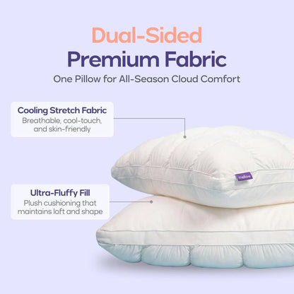 MarshMellow Comforter + 2 Cooling Puff Pillows - image 5