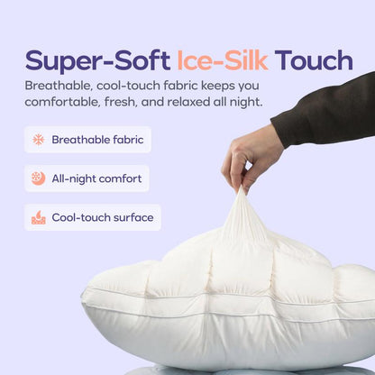 MarshMellow Comforter + 2 Cooling Puff Pillows - image 2